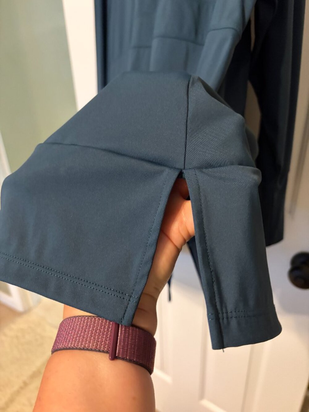 AnyAge Wear Madison Long Jacket, Size 3XL, in Sea Blend Blue - Picture 13 of 15